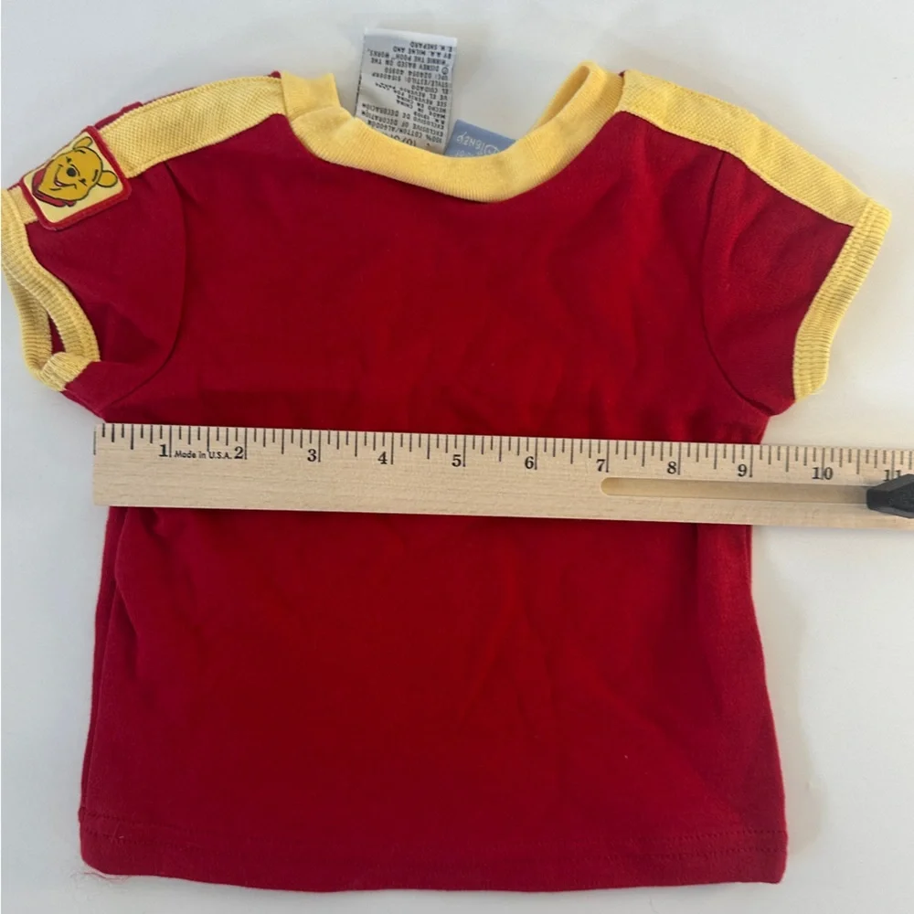 NWT VTG The Wonderful World of‎ Disney Winnie the Pooh T-Shirt 0/3M Y2K